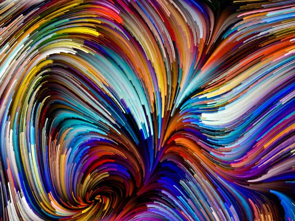 Kolor Swirl Abstrakcja — Zdjęcie stockowe