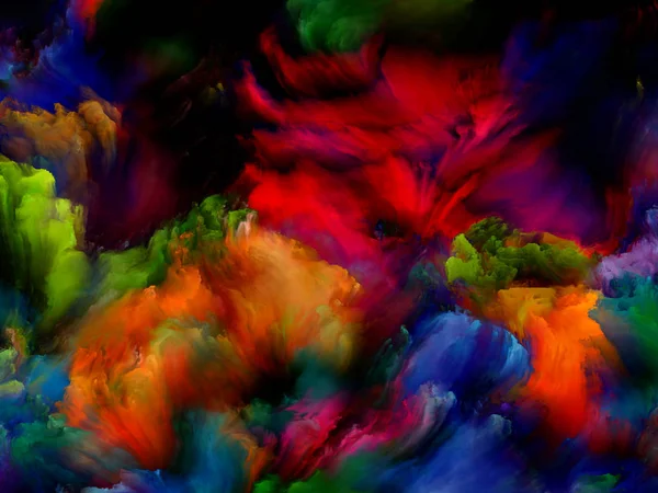 The Escape of Virtual Color — Stock Photo, Image