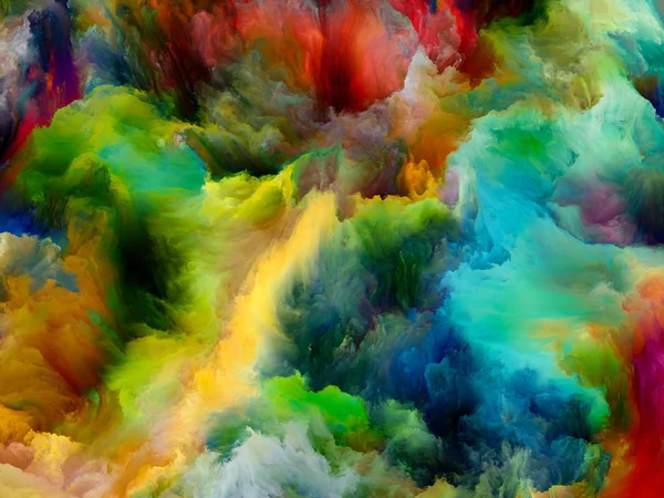 Virtuális szín kibontakozása — Stock Fotó