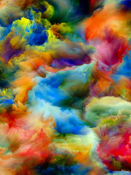 Iluzje wirtualnego koloru — Zdjęcie stockowe
