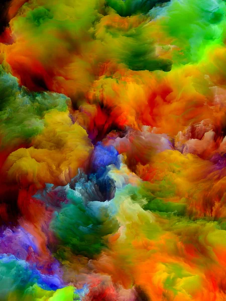 Синергия виртуального цвета — стоковое фото