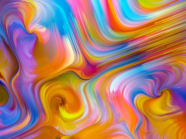 Синергия цветового потока — стоковое фото