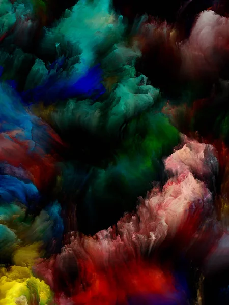 Verwerking van virtuele kleur — Stockfoto