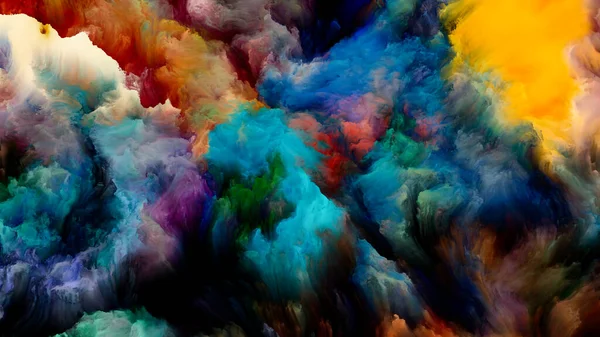 Nebula Boya Renkli Rüya Serisi Hayal Gücü Yaratıcılık Sanat Resminin — Stok fotoğraf