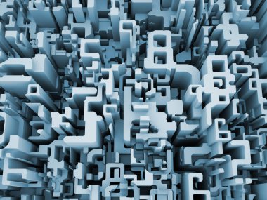 Matematik, bilim ve dijital gerçeklik konularında parçalanmış sayıların 3 boyutlu yorumlanması.