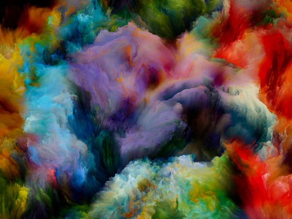 Fumo Vernice Serie Color Dream Sfondo Gradienti Sfumature Spettrali Sul — Foto Stock