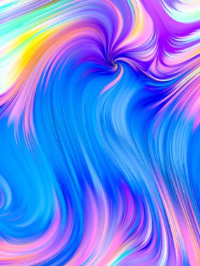 Renk serisi Parfüm. Sanat ve tasarım üzerine alacalı dijital boya arka planı.