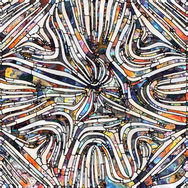 Kırık Dokular. Lekeli Camlar Birliği serisi. Parçalanma, sanat, şiir ve tasarım birliğiyle ilgili renk ve doku parçalarının arkaplan tasarımı