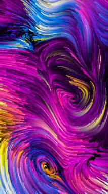 Hareket içinde renk serisi. Arka plan tasarım akan boya desen tasarım, yaratıcılık ve hayal gücü ekranlar ve mobil cihazlar için duvar kağıdı olarak kullanmak için bu konuda