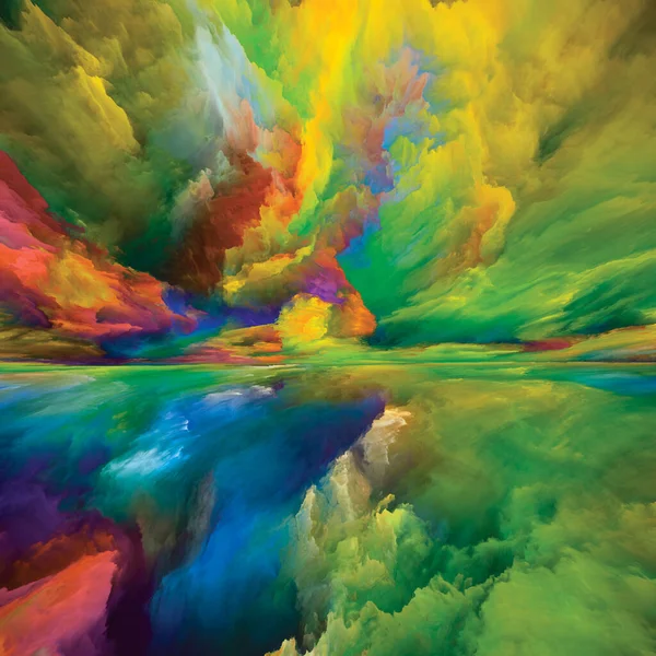 Χρώματα Πέρα Από Θάνατο Απόδραση Στη Σειρά Πραγματικότητα Backdrop Σχεδιασμό — Φωτογραφία Αρχείου