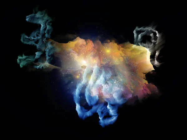 Universo Fuzzy Série Números Orgânicos Projeto Fundo Números Distorcidos Luzes — Fotografia de Stock