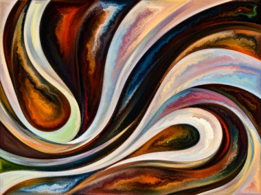 Akışı serisi boya. Sanatsal arka plan renkleri, Organik dokular, sanat, tasarım ve doğa eğrileri akan yaptı