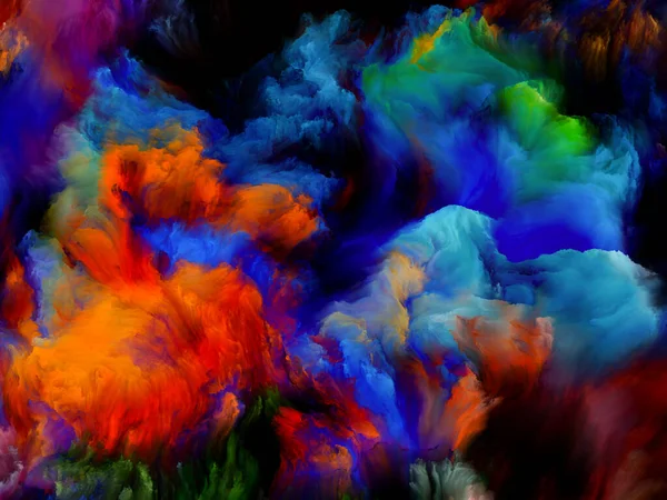 Ruch Farby Seria Color Dream Wizerunek Gradientów Barw Spektralnych Pojęciowym — Zdjęcie stockowe