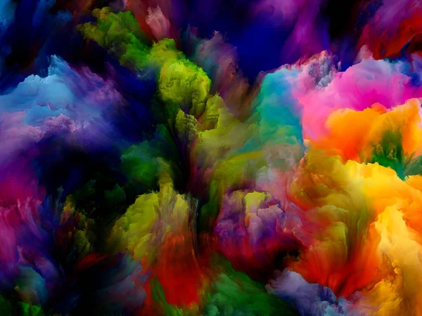 Paint Movement Color Dream Serie Hintergrund Von Farbverläufen Und Spektralen — Stockfoto