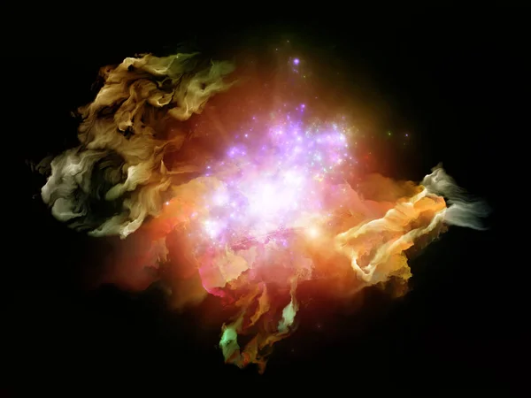 Fuzzy Universum Organische Nummerserie Achtergrondontwerp Van Vervormde Getallen Lichten Designelementen — Stockfoto