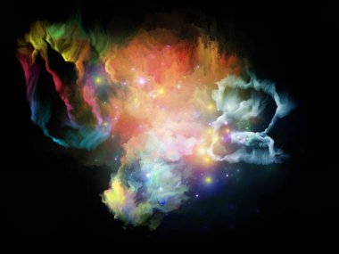 Bulanık Matematik. Organik Numara serisi. Belirsizlik, kuantum teorisi, bilim ve felsefe konularında çarpıtılmış sayıların, ışıkların ve tasarım elementlerinin bileşimi