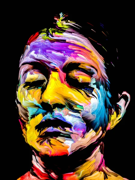 Rainbow Lady Face Paint Series Background Design Of Colorful Portrait Of Young Woman On Black Canvas On The Subject Of Creativity Imagination Painting And Visual Art Stock Images Page Everypixel rainbow lady face paint series