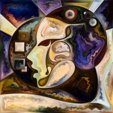 Gökkuşağı Zihni. Colors In Us serisi. Yaşam, drama, şiir ve algı üzerine çalışmalar için insan siluetleri, sanat dokuları ve renklerin arkaplan tasarımı etkileşimi