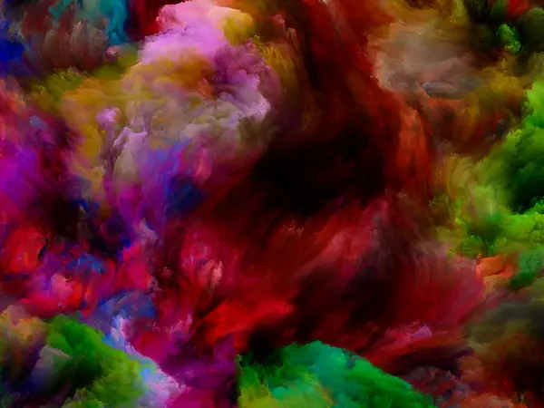 Малювати Текстуру Серія Кольорових Мрій Взаємодія Градієнтів Спектральних Відтінків Уяви — стокове фото
