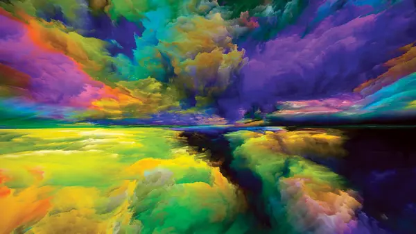 Nuvole Luce Fuga Alla Serie Reality Composizione Dell Alba Surreale — Foto Stock