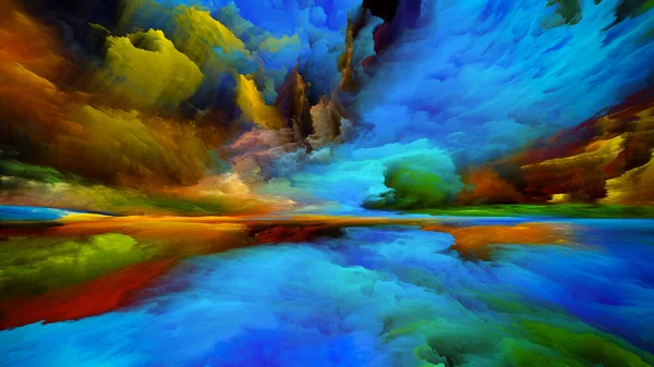 Hayalet Bulutlar Gerçekliğe Kaçış Dizisi Sahne Resimleri Hayal Gücü Yaratıcılık — Stok fotoğraf