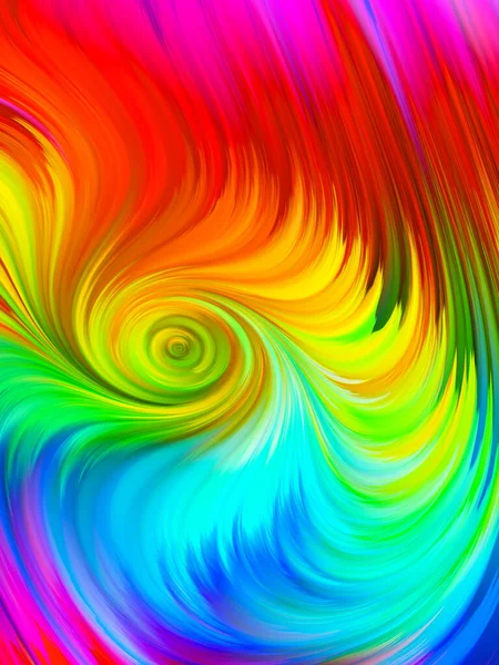 Μοτίβο Ιριδίζουσες Χρωματιστές Ίνες Σειρά Χρωμάτων Υπερχείλισης — Φωτογραφία Αρχείου