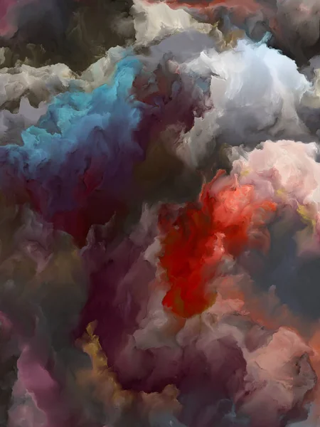 Краска Серии Холст Фон Толстой Красочной Краски Тему Искусства Дизайна — стоковое фото