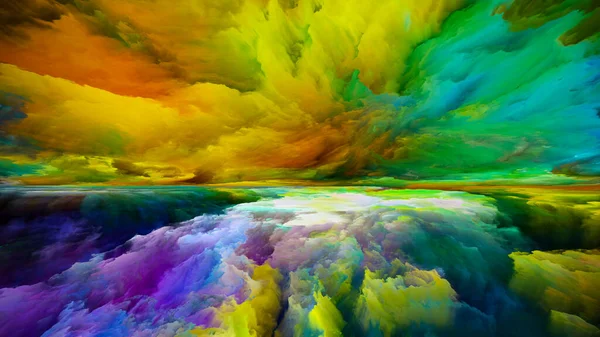 Clouds Light Escape Reality Series Composition Surreal Sunset Sunrise Colors — Stock Photo, Image