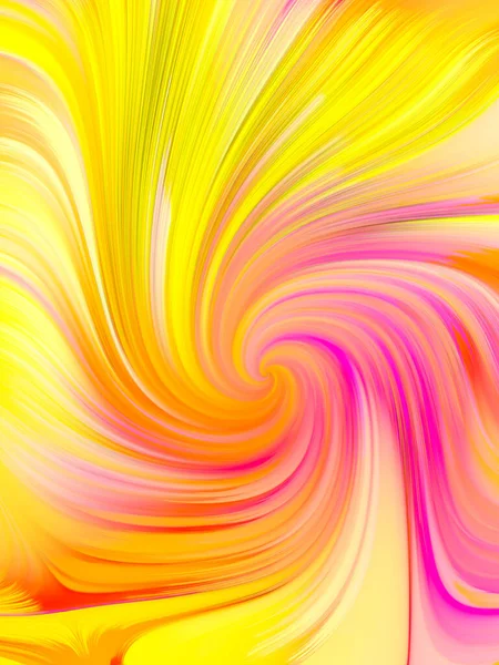 Vernice Colorata Vorticosa Sul Tema Del Movimento Del Design Profumo — Foto Stock