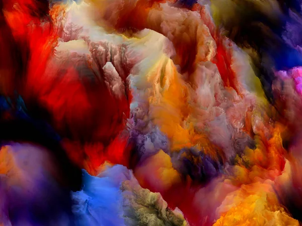 Movimiento Multicolor Serie Color Dream Composición Fondo Gradientes Matices Espectrales — Foto de Stock