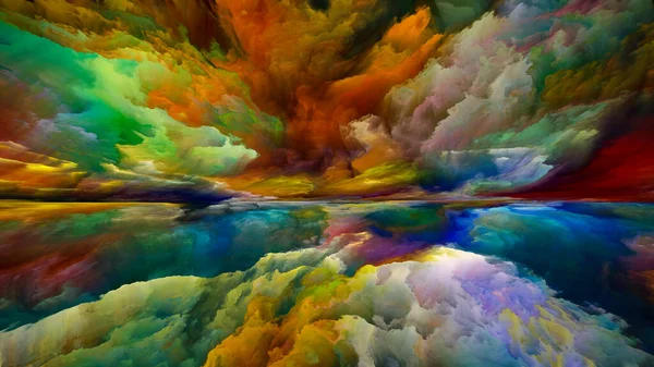 Χρώματα Πέρα Από Θάνατο Απόδραση Στη Σειρά Πραγματικότητα Backdrop Σχεδιασμό — Φωτογραφία Αρχείου