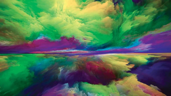 Nubes Luz Escapar Serie Reality Arreglo Creativo Colores Texturas Surrealistas — Foto de Stock