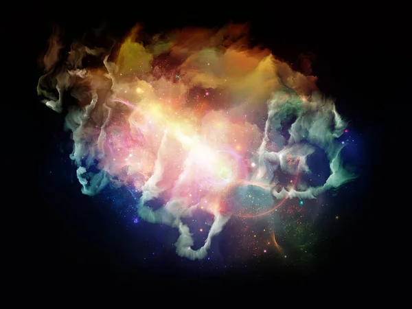 Fuzzy Universum Organische Nummerserie Achtergrond Ontwerp Van Vervormde Getallen Lichten — Stockfoto