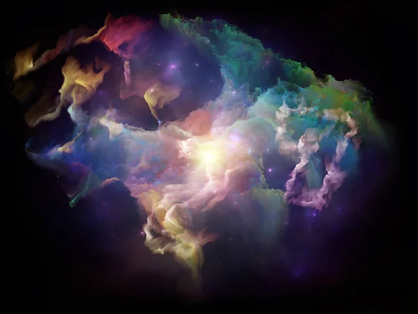 Fuzzy Universum Organische Nummerserie Achtergrondontwerp Van Vervormde Getallen Lichten Designelementen — Stockfoto