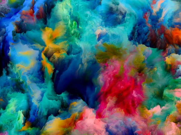 Wielobarwna Faktura Seria Color Dream Tło Składające Się Gradientów Barw — Zdjęcie stockowe