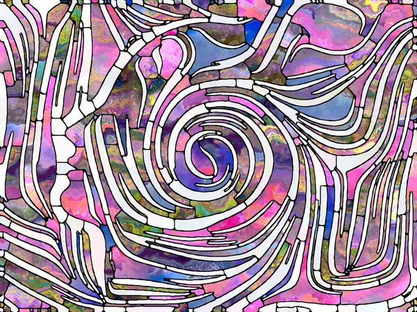 Shards Design Eenheid Van Gebrandschilderd Glas Serie Abstracte Achtergrond Van — Stockfoto