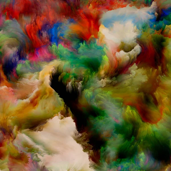 Movimento Delle Vernici Serie Color Dream Immagine Gradienti Sfumature Spettrali — Foto Stock