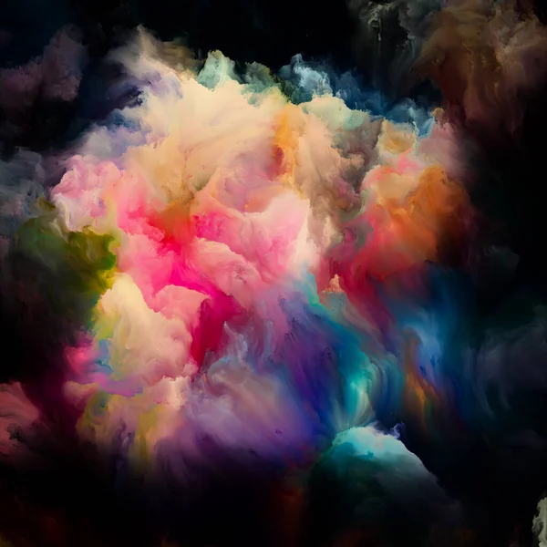 Multicolor Cloud Color Dream Series Abstract Arrangement Gradients Spectral Hues — Stock Photo, Image
