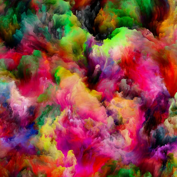 Paint Dynamic Série Color Dream Umělecká Abstrakce Složená Gradientů Spektrálních — Stock fotografie