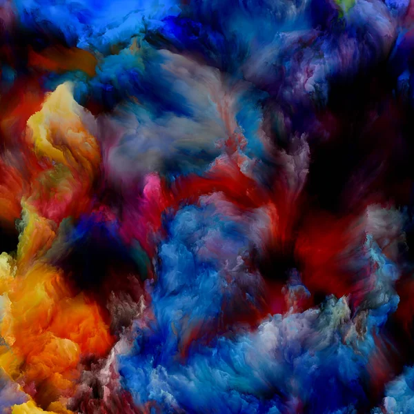 Nebulosa Pintura Série Sonho Cor Design Composto Por Gradientes Matizes — Fotografia de Stock