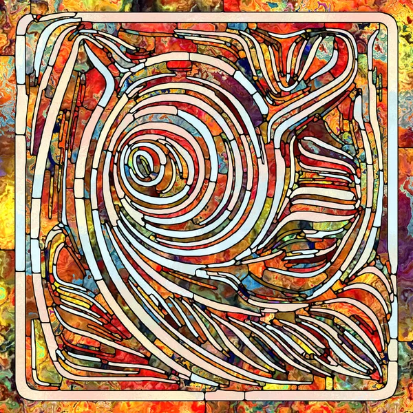 Сломанный Цвет Серия Unity Stained Glass Взаимодействие Образцов Цвета Текстуры — стоковое фото
