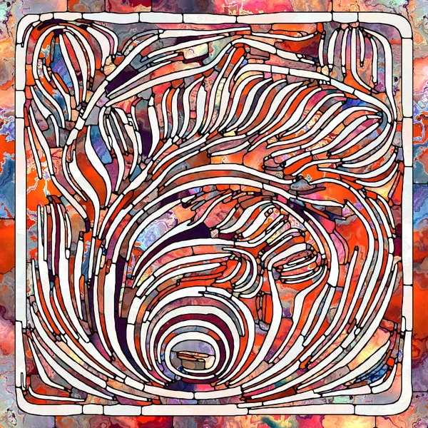Спектральная Текстура Серия Unity Stained Glass Дизайн Фона Фрагментов Цвета — стоковое фото