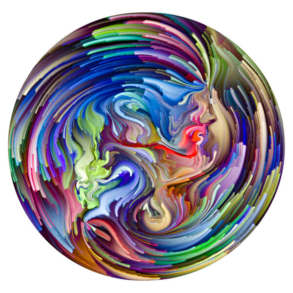 Эмоциональная палитра. Любовный вихрь. Абстрактная живопись ярких красок в слиянии мужских, женских силуэтов на тему любви, отношений и романтики
.