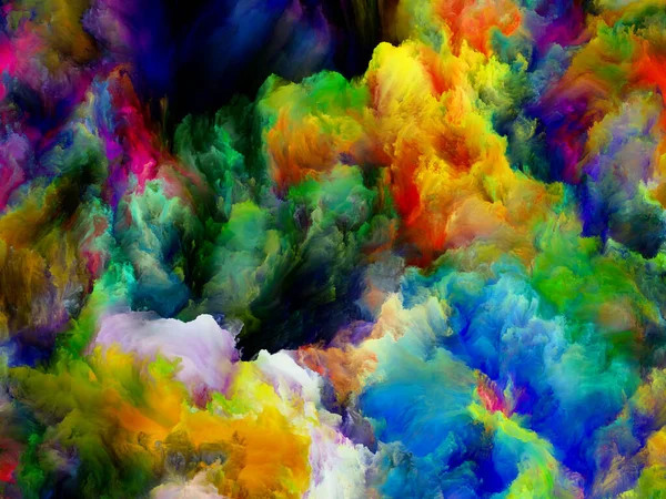 Namaluj Mgławicę Seria Color Dream Projekt Złożony Gradientów Barw Widmowych — Zdjęcie stockowe