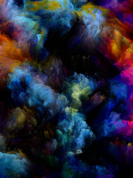 Textura Pintura Serie Color Dream Composición Gradientes Matices Espectrales Asociación — Foto de Stock