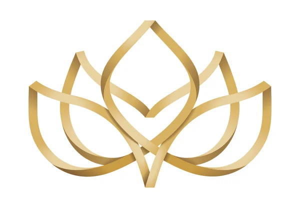 로터스 꽃 추상 상징 — 스톡 사진