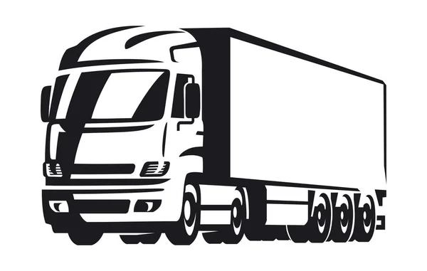 Ilustração de carro de carga — Fotografia de Stock
