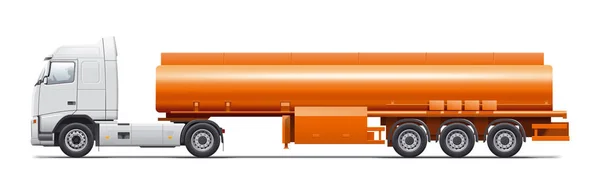 Gasoline tanker illustration — Stock Photo, Image