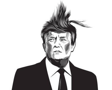 Donald Tramp illüstrasyon