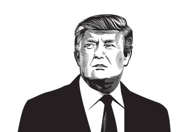 Donald Tramp illüstrasyon 
